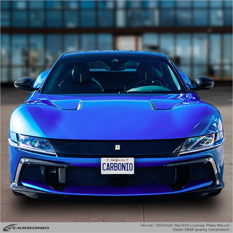 Ferrari 12Cilindri (2025-2027) No-Drill Front License Plate Mount Ferrari 12Cilindri (2025-2027) No-Drill Front License Plate Mount