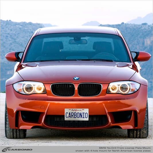 BMW 1M No-Drill Front License Plate Mount 2011-2012