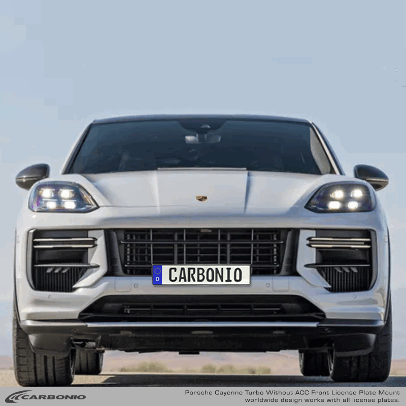 Porsche Cayenne (2019-2027) No-Drill Front License Plate Mount