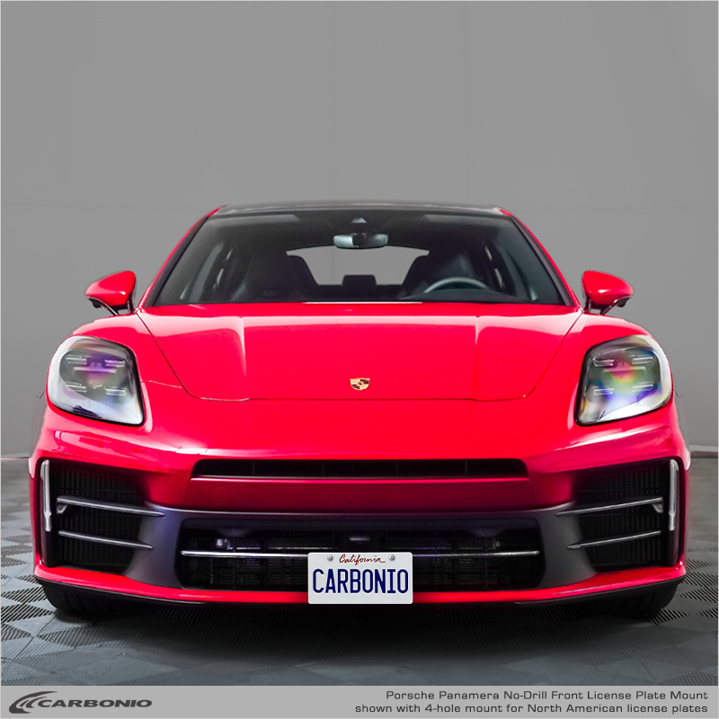 Porsche Panamera (2024-2027) No-Drill Front License Plate Mount Porsche Panamera (2024-2027) No-Drill Front License Plate Mount