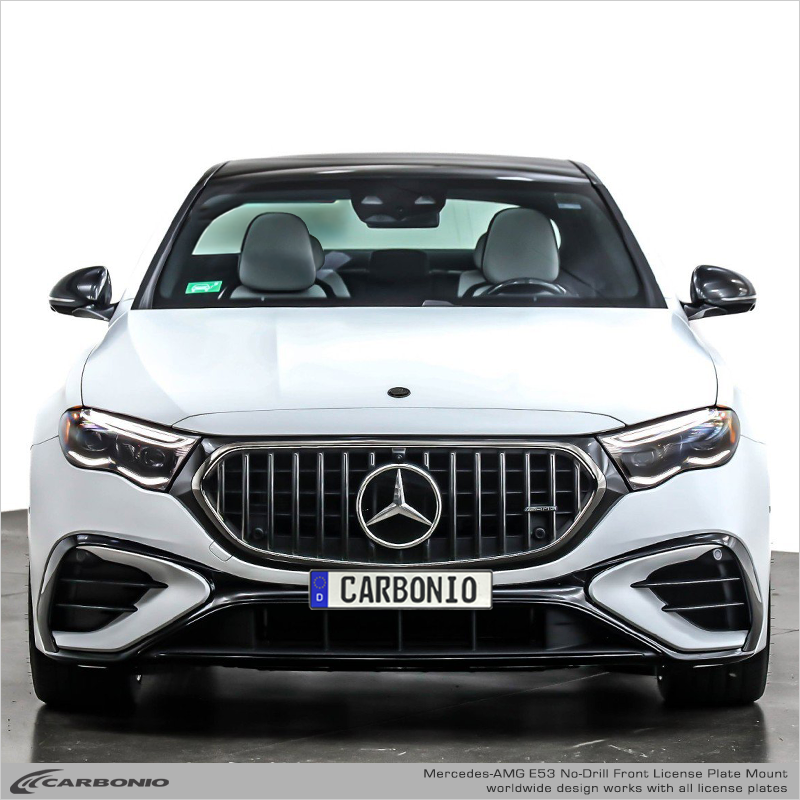 Mercedes-AMG E 53 (2024-2026) No-Drill Front License Plate Mount