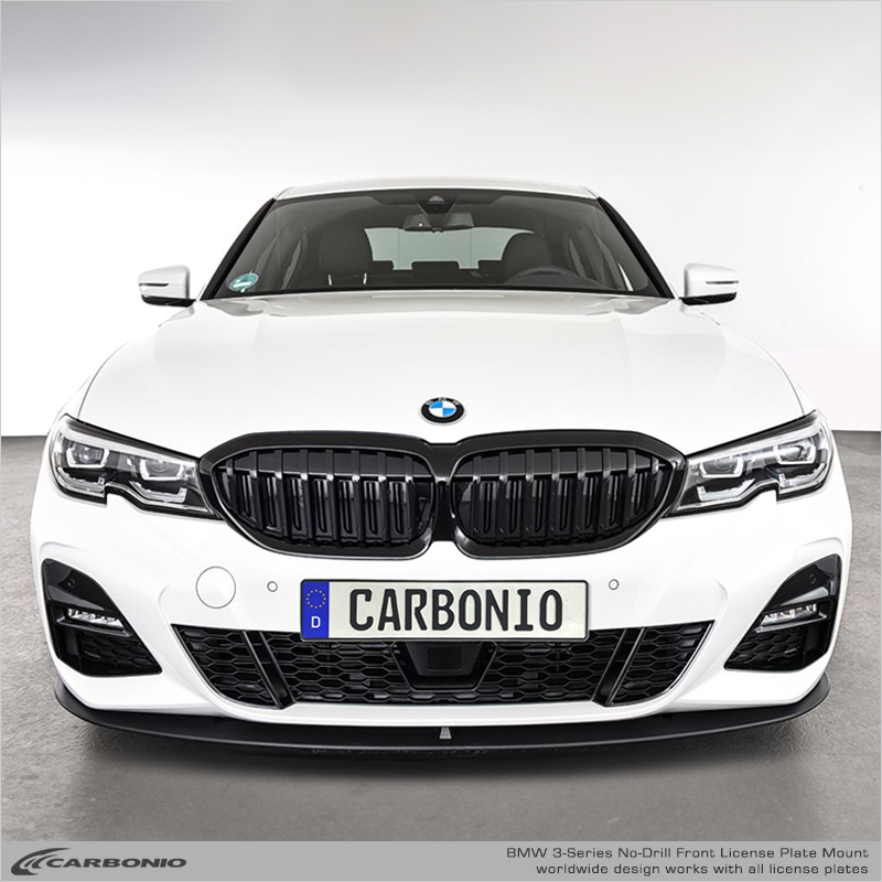 BMW 3-Series (2019-2026) No-Drill Front License Plate Mount