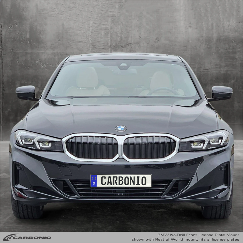 BMW 3-Series (2019-2026) No-Drill Front License Plate Mount