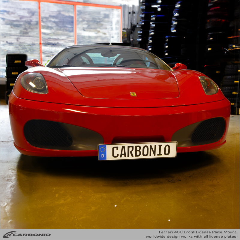 Ferrari F430 License Plate Mount