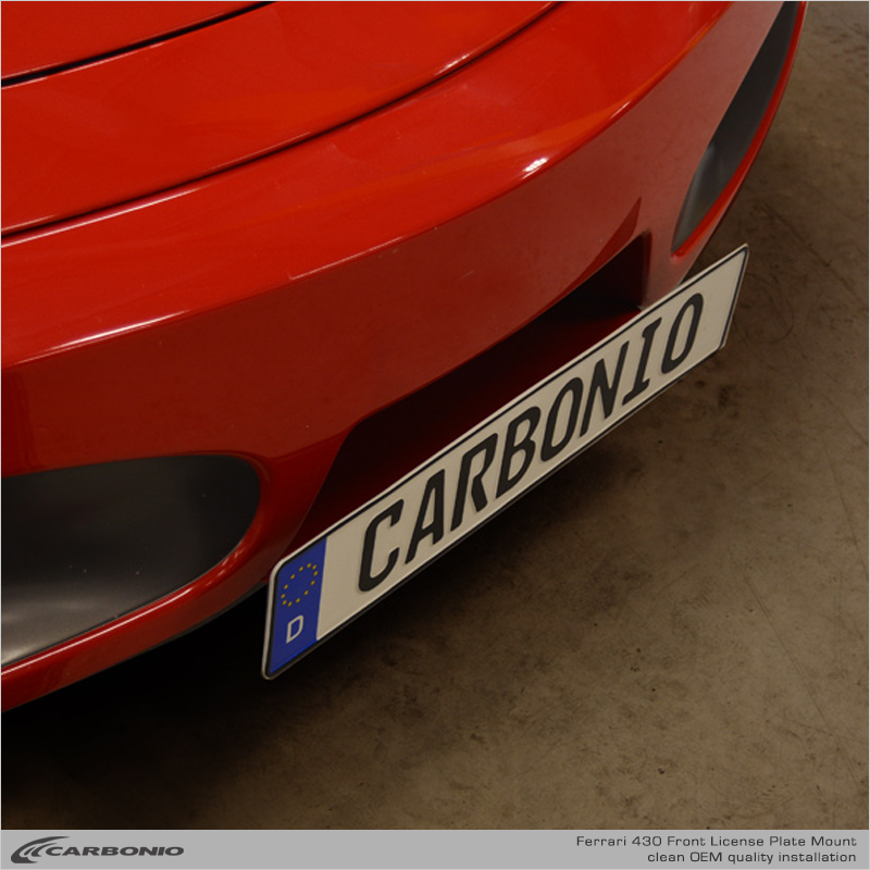 Ferrari F430 License Plate Mount