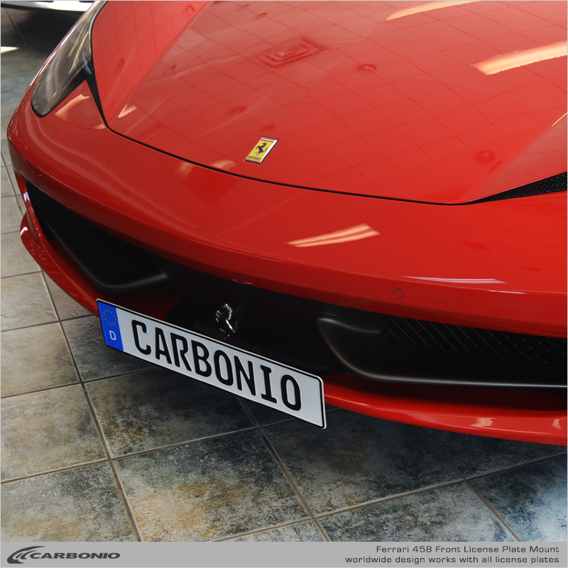 Ferrari F458 (2010-2015) License Plate Mount