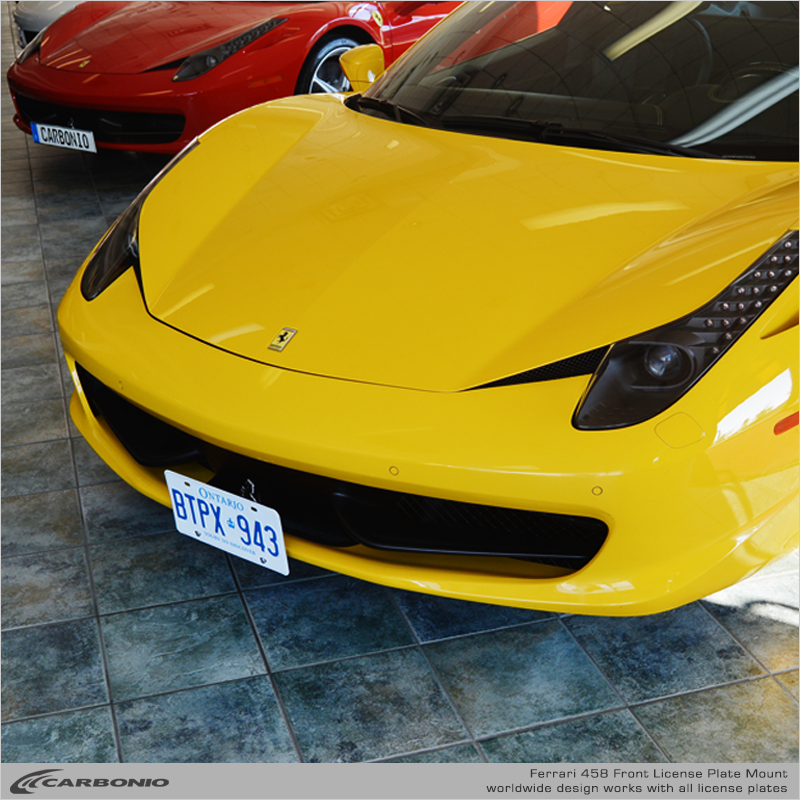 Ferrari F458 License Plate Mount