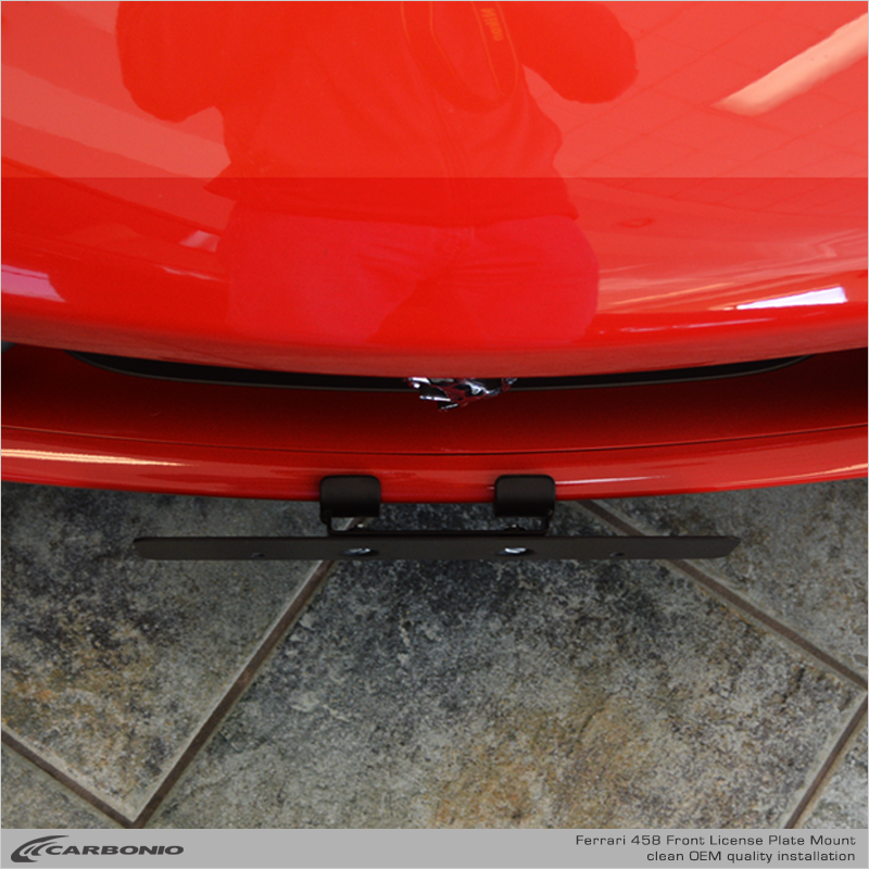 Ferrari F458 (2010-2015) License Plate Mount