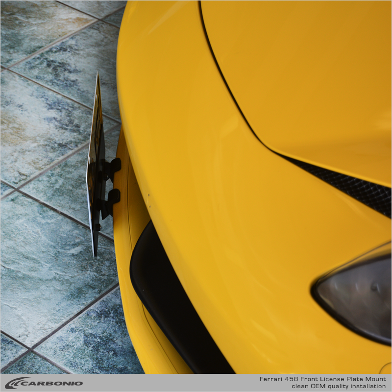 Ferrari F458 License Plate Mount