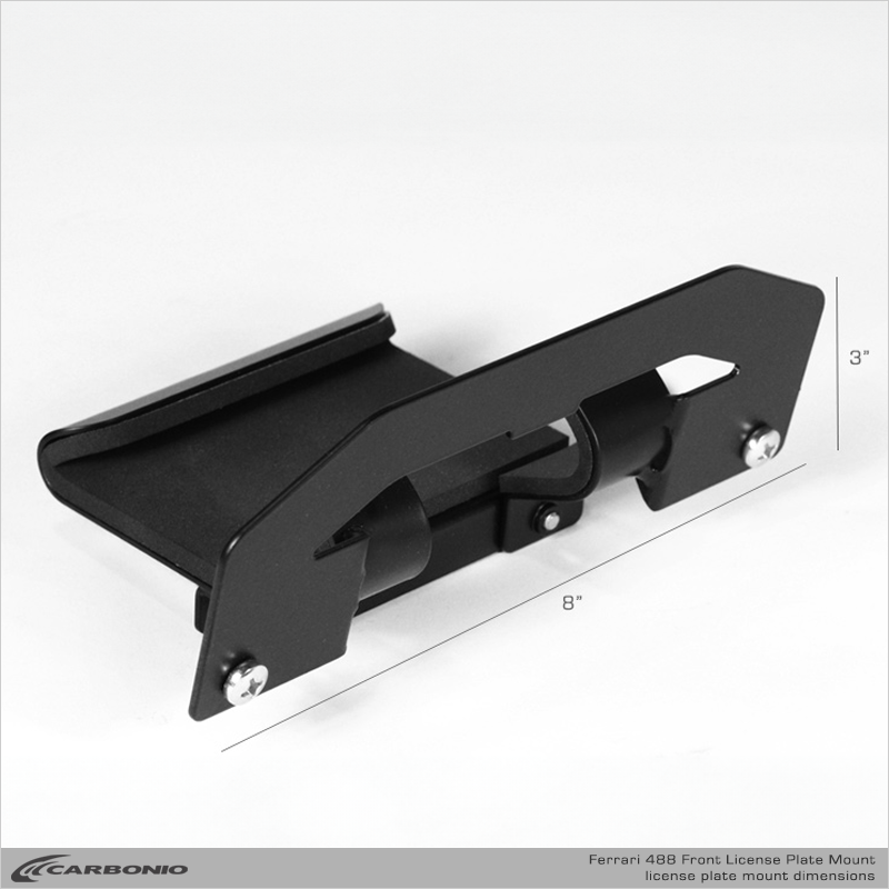 Ferrari F488 License Plate Mount