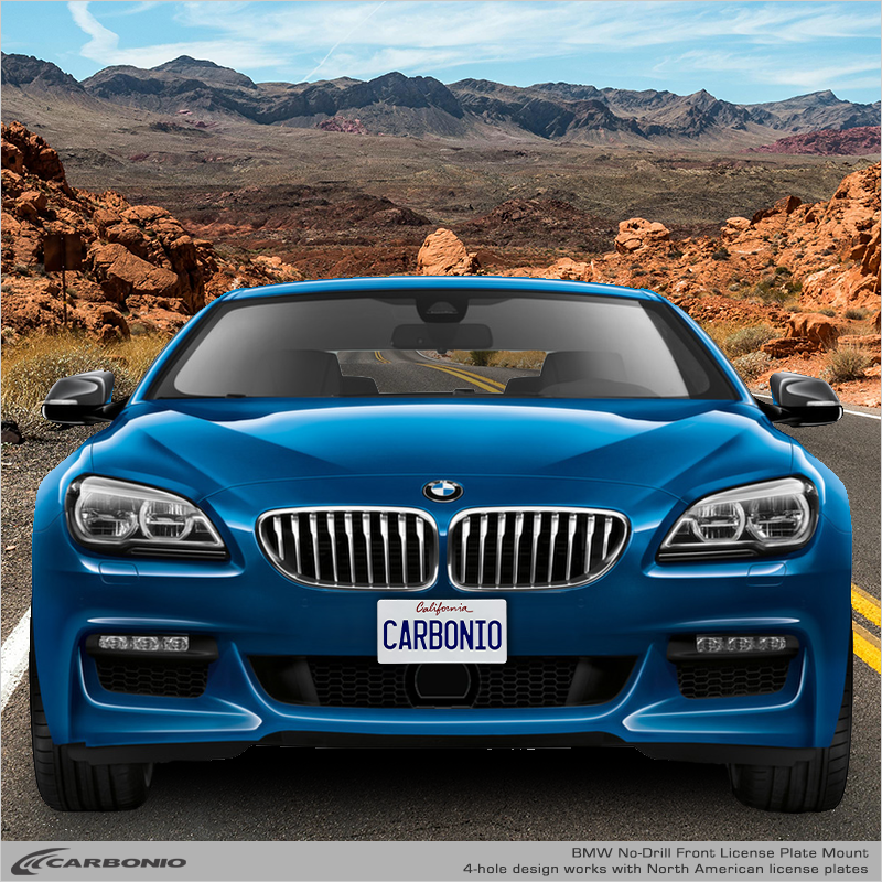 BMW 6-Series (2011-2023) No-Drill Front License Plate Mount