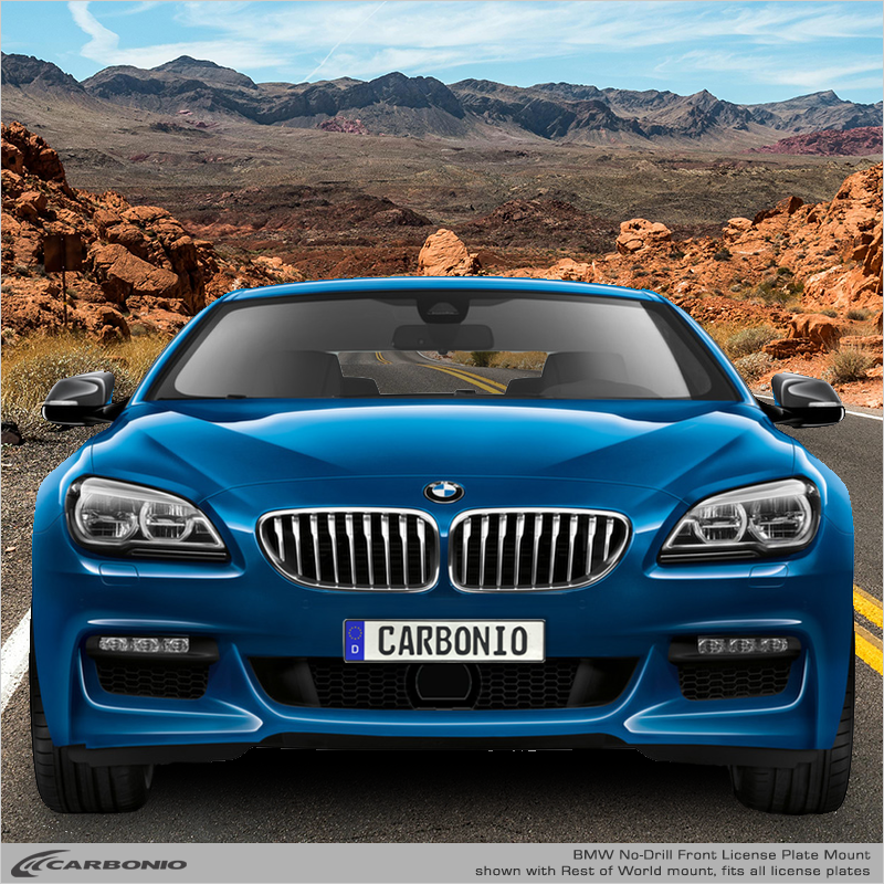 BMW 6-Series (2011-2023) No-Drill Front License Plate Mount