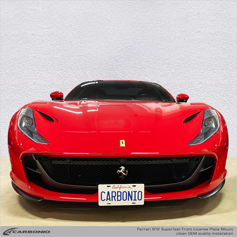 Ferrari 812 License Plate Mount