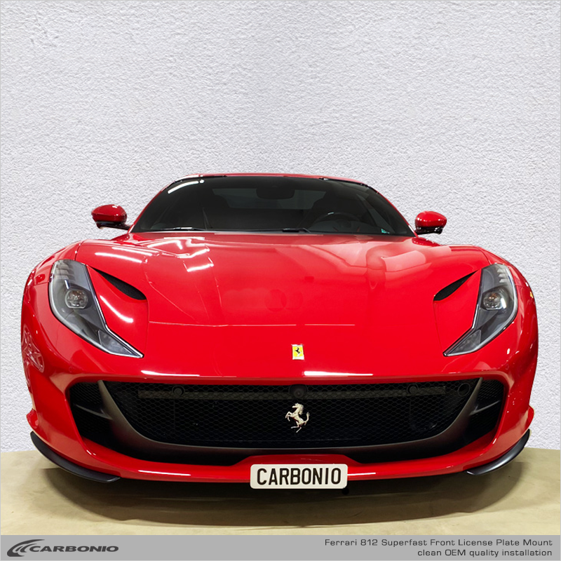 Ferrari 812 License Plate Mount