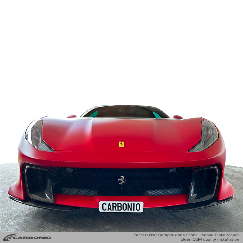 Ferrari 812 License Plate Mount