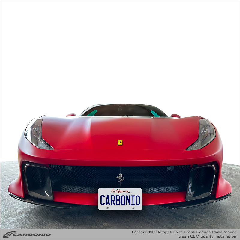 Ferrari 812 (2017-2024) All versions incl. Competizione License Plate Mount