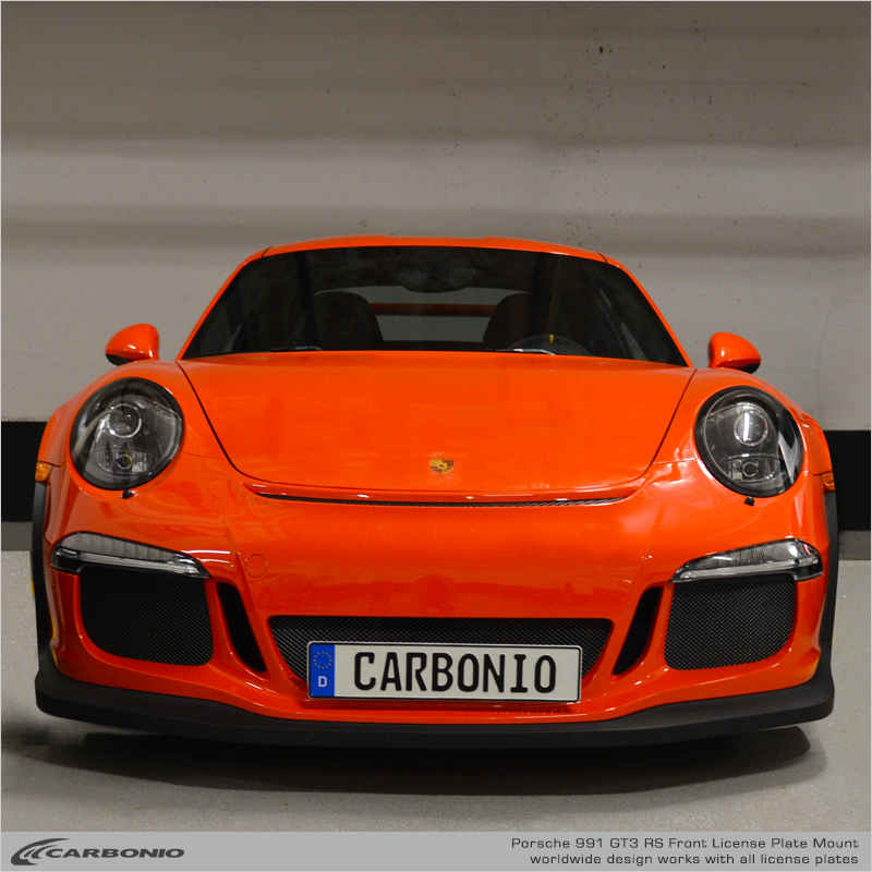 Porsche 991 & 991.2 GT3, GT3 RS, GT2 RS, & Speedster No Drill License Plate Mount