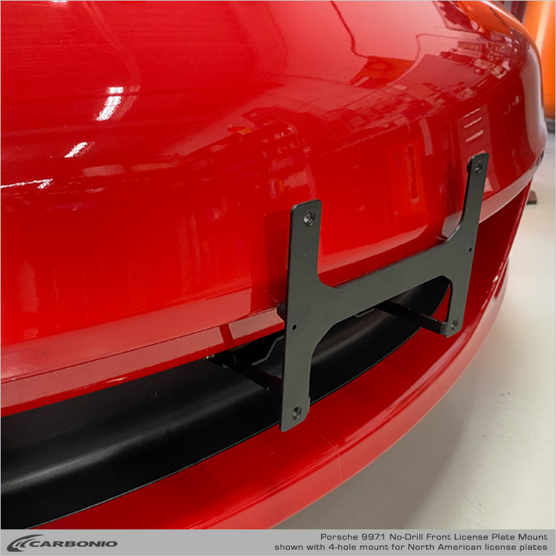 Porsche 911 (997 body 2005-2008) No Drill Front License Plate Mount