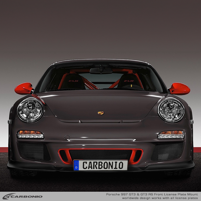 Porsche GT3 & GT3 RS (997 body 2006-2011) No Drill License Plate Mount