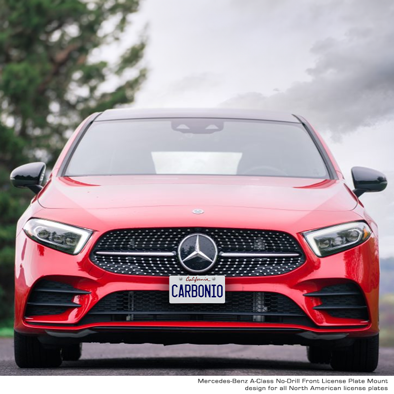 Mercedes c class front number plate holder deals