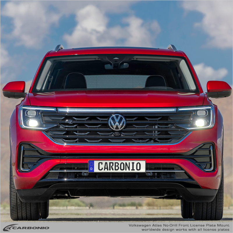 VW Atlas (2024-2026) No-Drill Front License Plate Mount