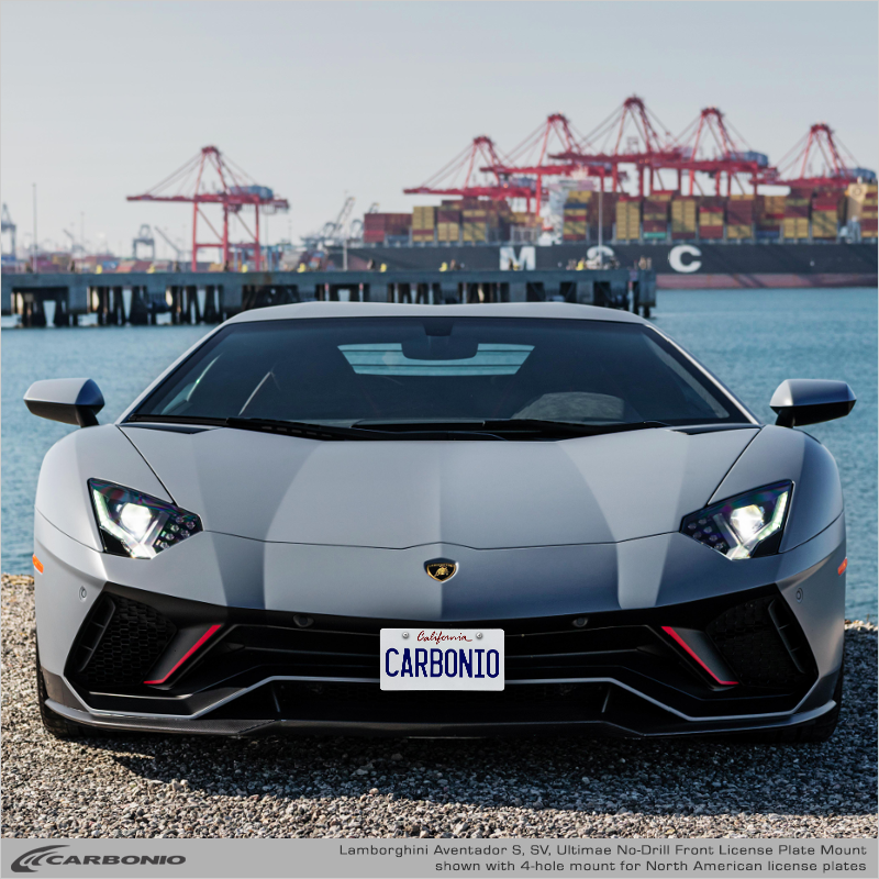 Lamborghini Aventador (2016-2022) No Drill License Plate Mount