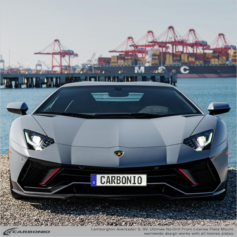 Lamborghini Aventador (2016-2022) No Drill License Plate Mount