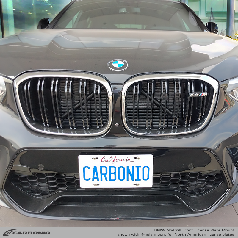 BMW X Series M (2014-2026 X3 M, X4 M, X5 M, X6 M) No-Drill Front License Plate Mount
