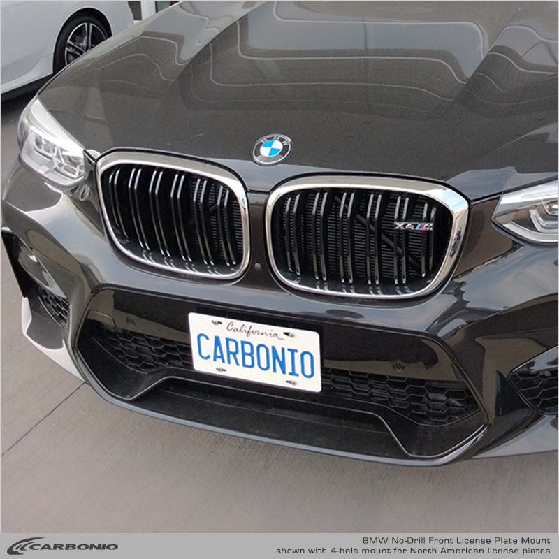 BMW X Series M (2014-2026 X3 M, X4 M, X5 M, X6 M) No-Drill Front License Plate Mount