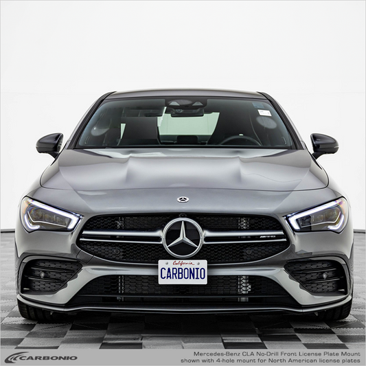 Mercedes-Benz CLA No-Drill Front License Plate Mount