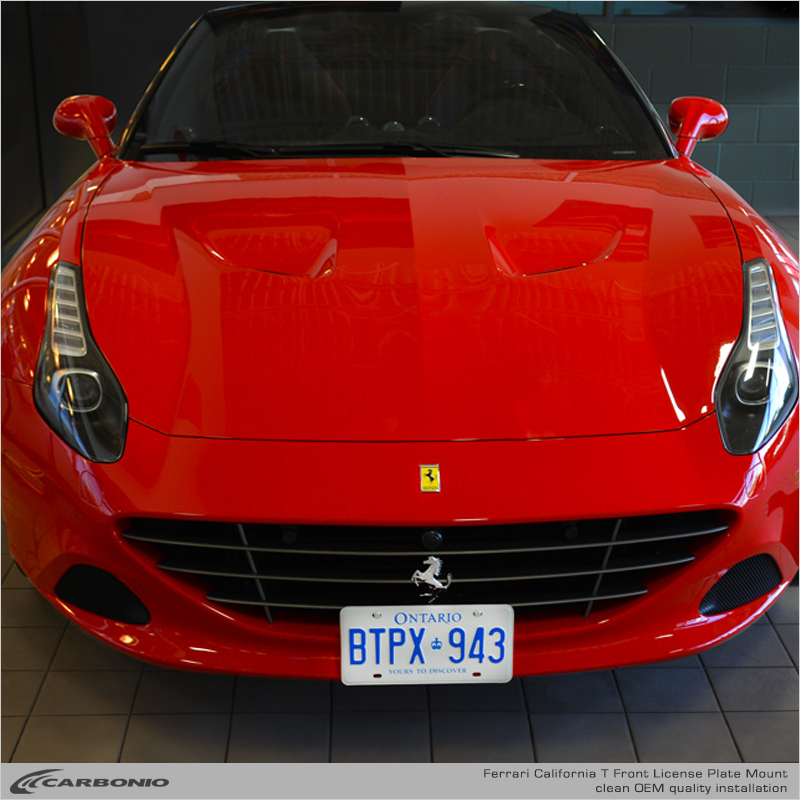 Ferrari California T License Plate Mount