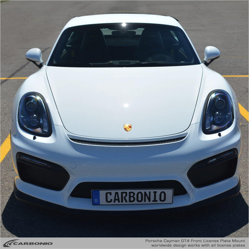 Porsche Cayman GT4 (981 body 2015-2019) No Drill License Plate Mount