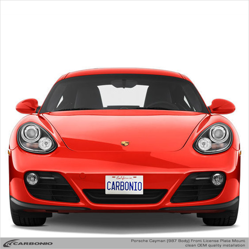 Front License Plate Mount Bracket Kit Install (Tow hook, Porsche) 