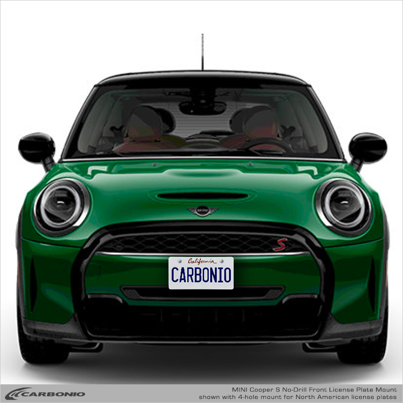 Mini cooper hot sale front plate