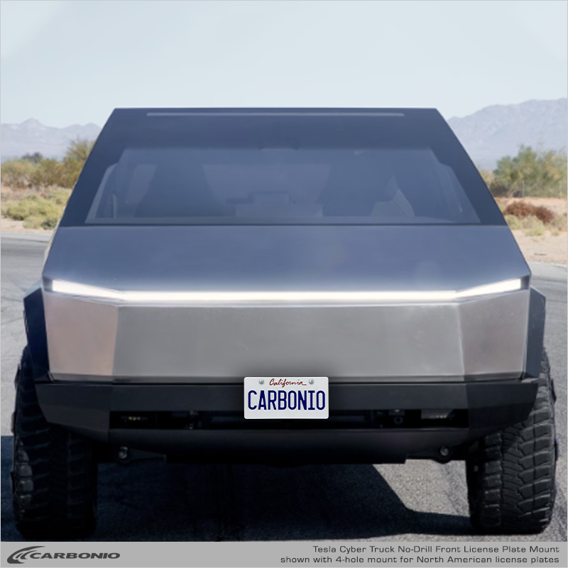 Tesla Cybertruck (2023-2026) No-Drill Front License Plate Mount