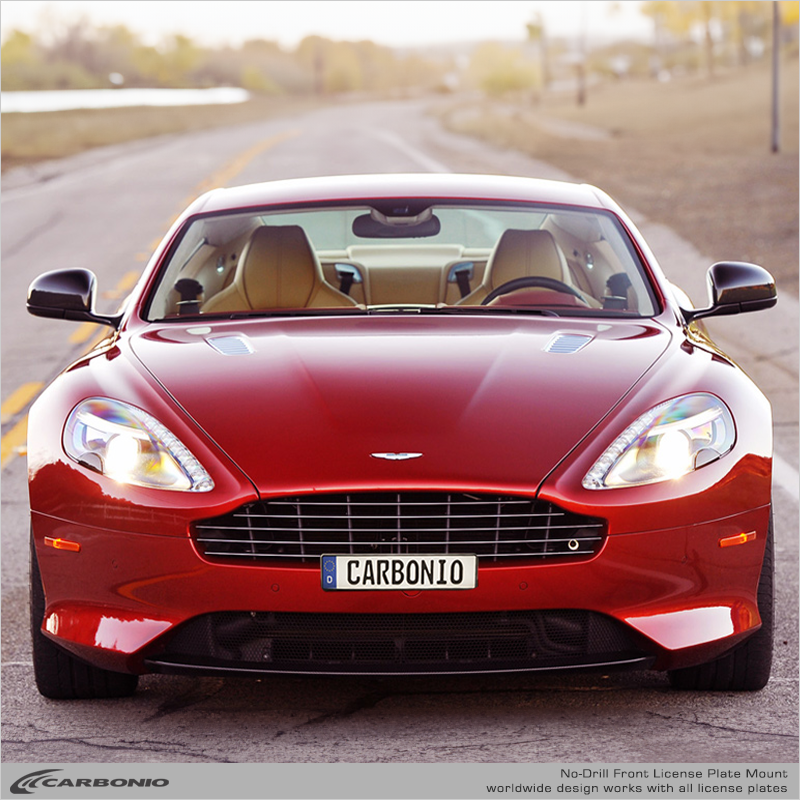 Aston Martin DB9 No-Drill Front License Plate Mount