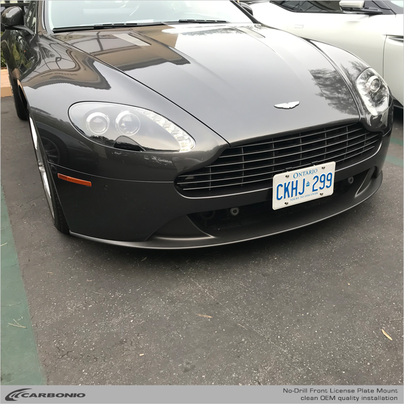 Aston Martin DB9 No-Drill Front License Plate Mount