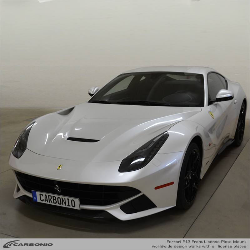 Ferrari F12 (2012-2017) No-Drill Front License Plate Mount