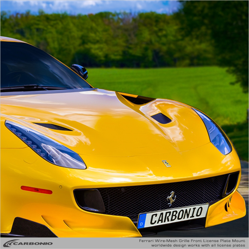 Ferrari F12 TDF License Plate Mount