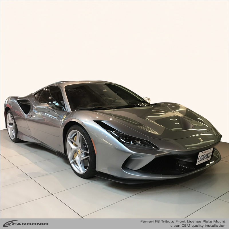 Ferrari F8 Tributo License Plate Mount