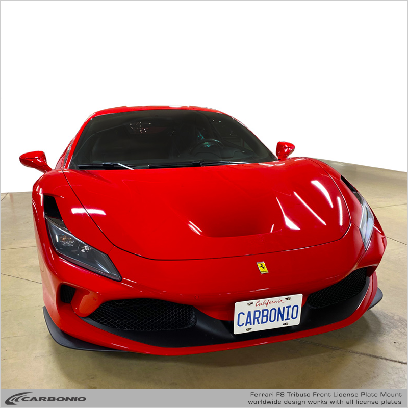 Ferrari F8 Tributo License Plate Mount