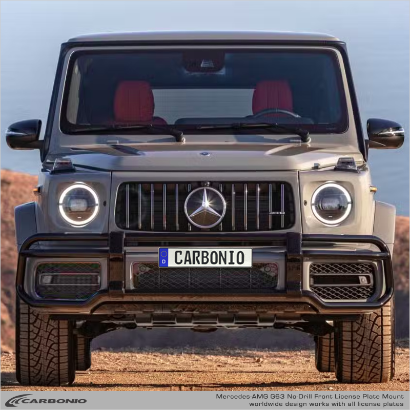 Mercedes-Benz G63 AMG (2019-2025) No-Drill Front License Plate Mount