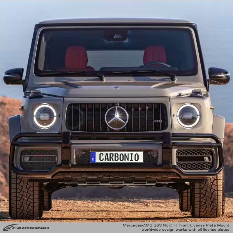 Mercedes-Benz G63 AMG (2019-2025) No-Drill Front License Plate Mount