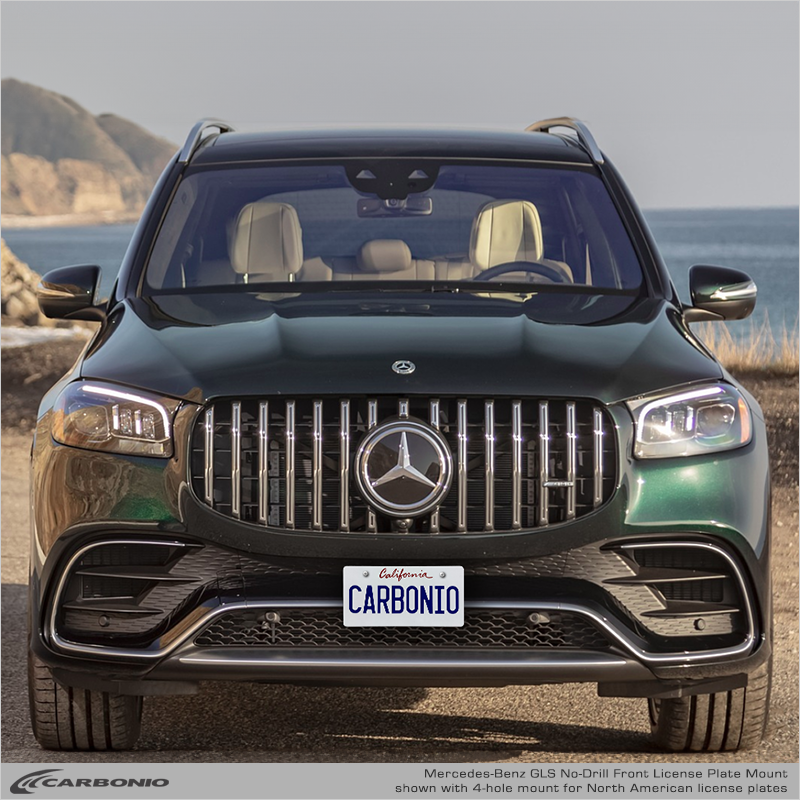 Mercedes front license plate deals