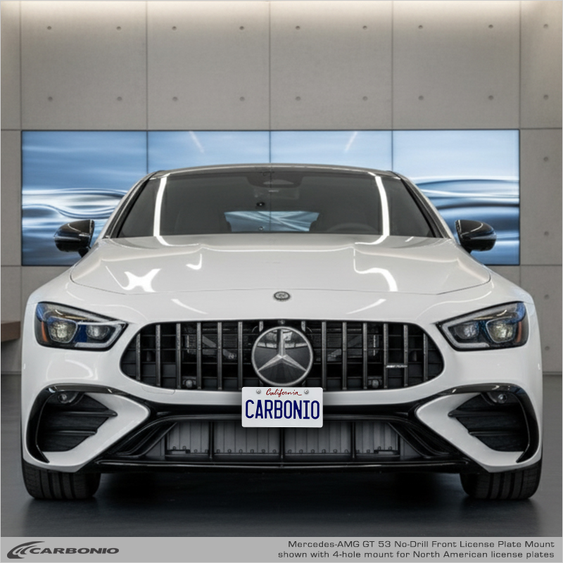 Mercedes-AMG GT 53 Sedan (2024-2026) No-Drill Front License Plate