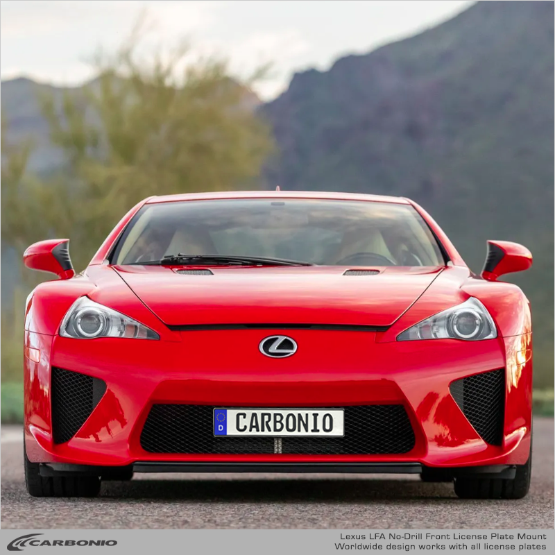 Lexus LFA (2010-2012) No-Drill Front License Plate Mount