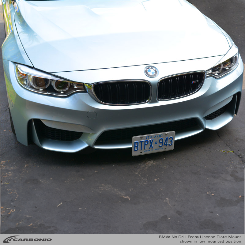 BMW M3 (2000-2019) E46, E90, F80 No-Drill Front License Plate Mount