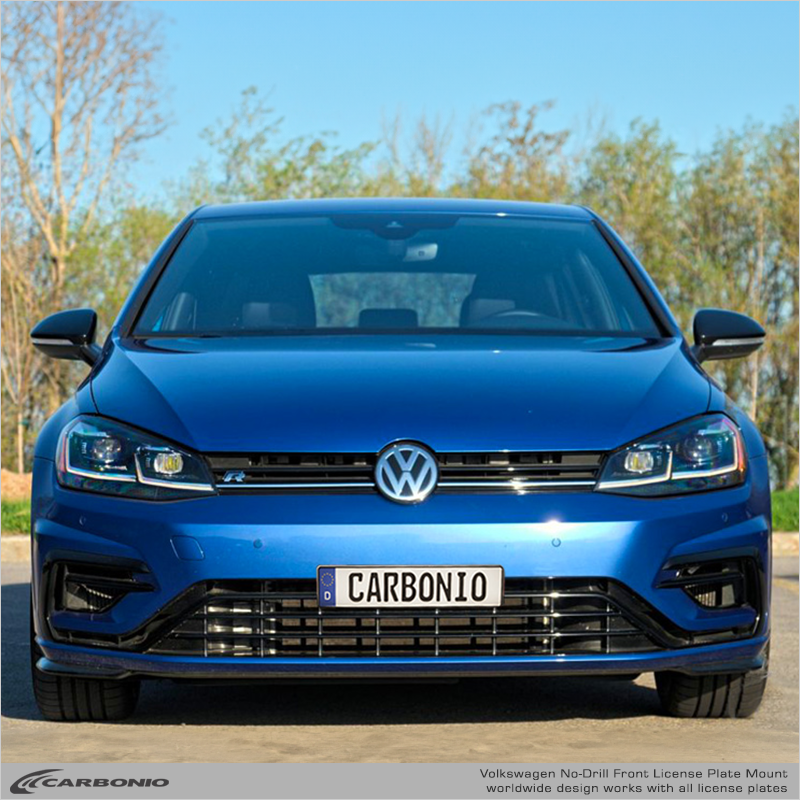 VW Golf / Jetta / GTI / GLI/ R / Alltrack (2012-2021) No-Drill Front License Plate Mount