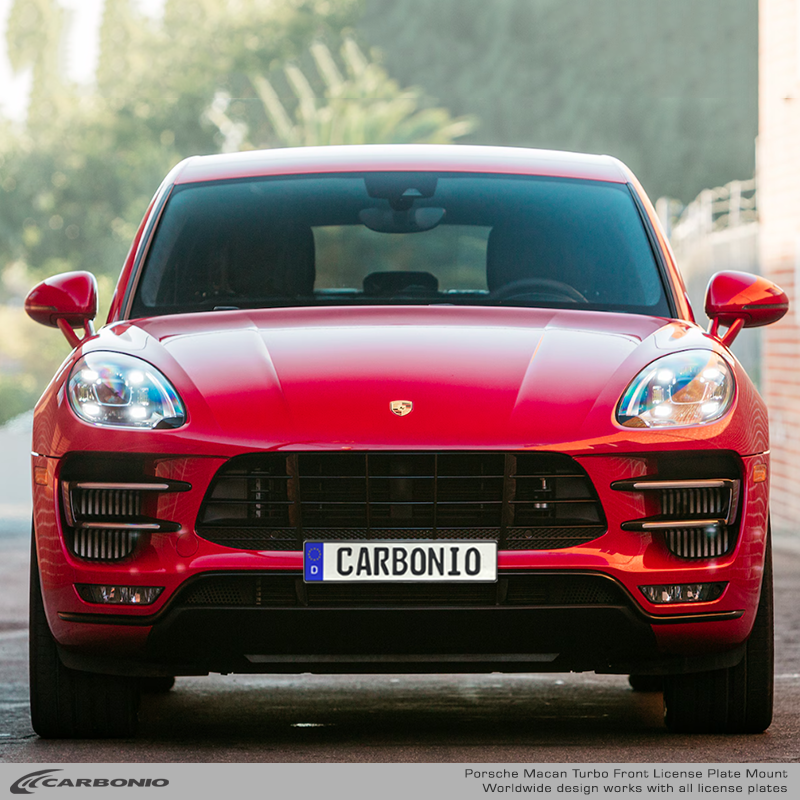 Porsche Macan Turbo (2014-2018) No-Drill Front License Plate Mount