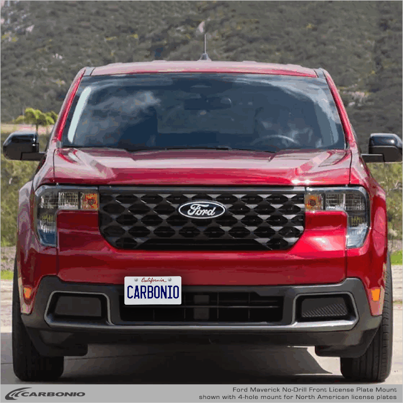 Ford Maverick (2022-2027) No-Drill Front License Plate Mount